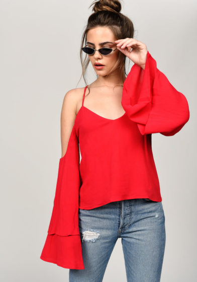 red-jillian-cold-shoulder-blouse